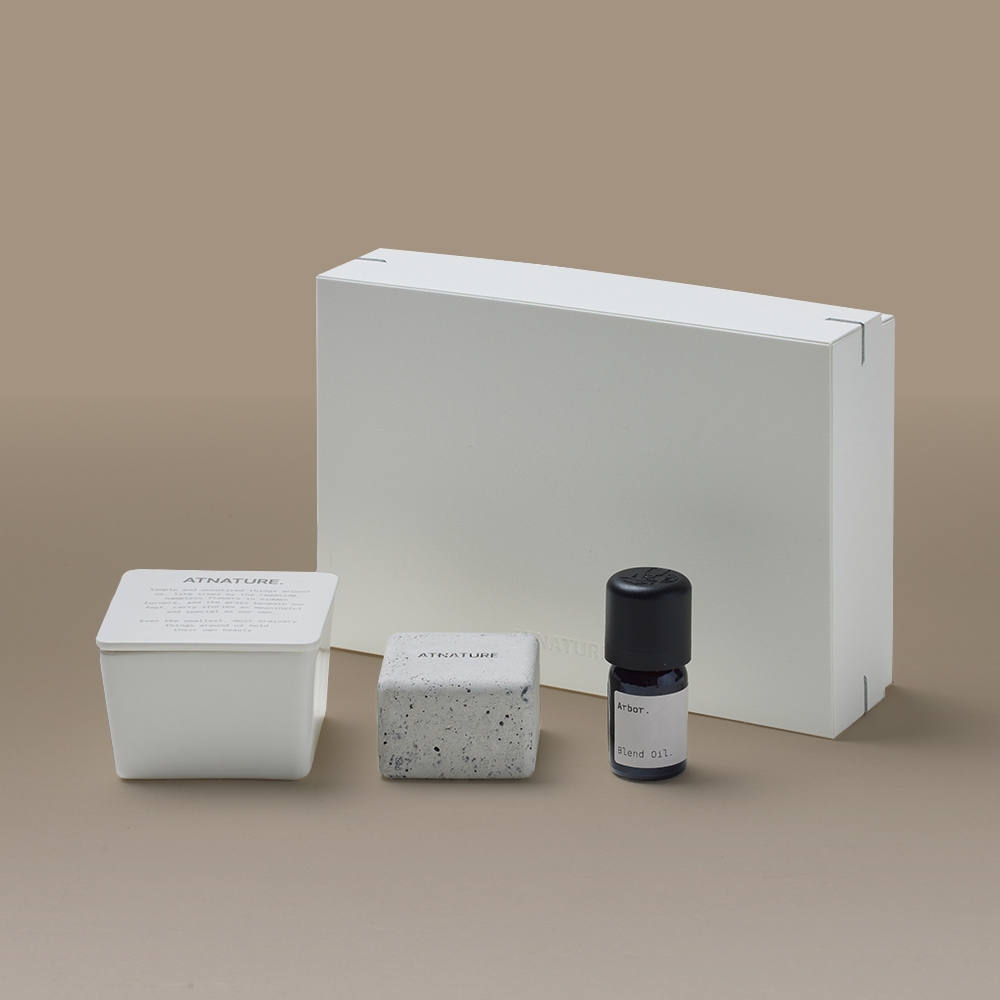 K-Lifestyle ATNATURE. Basalt Stone Diffuser Set (5 Natural Scents)