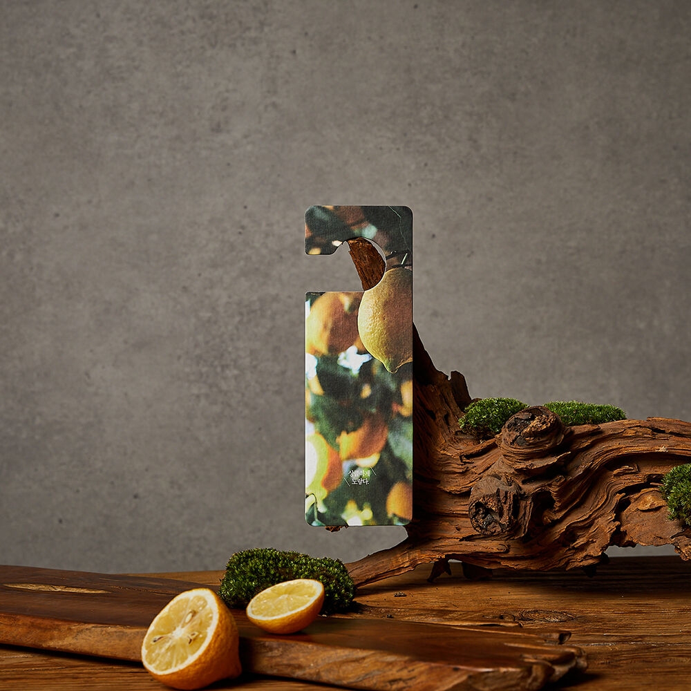 K-Lifestyle Modern House Sentimental Citrus Verbena Paper Air Freshener 2P