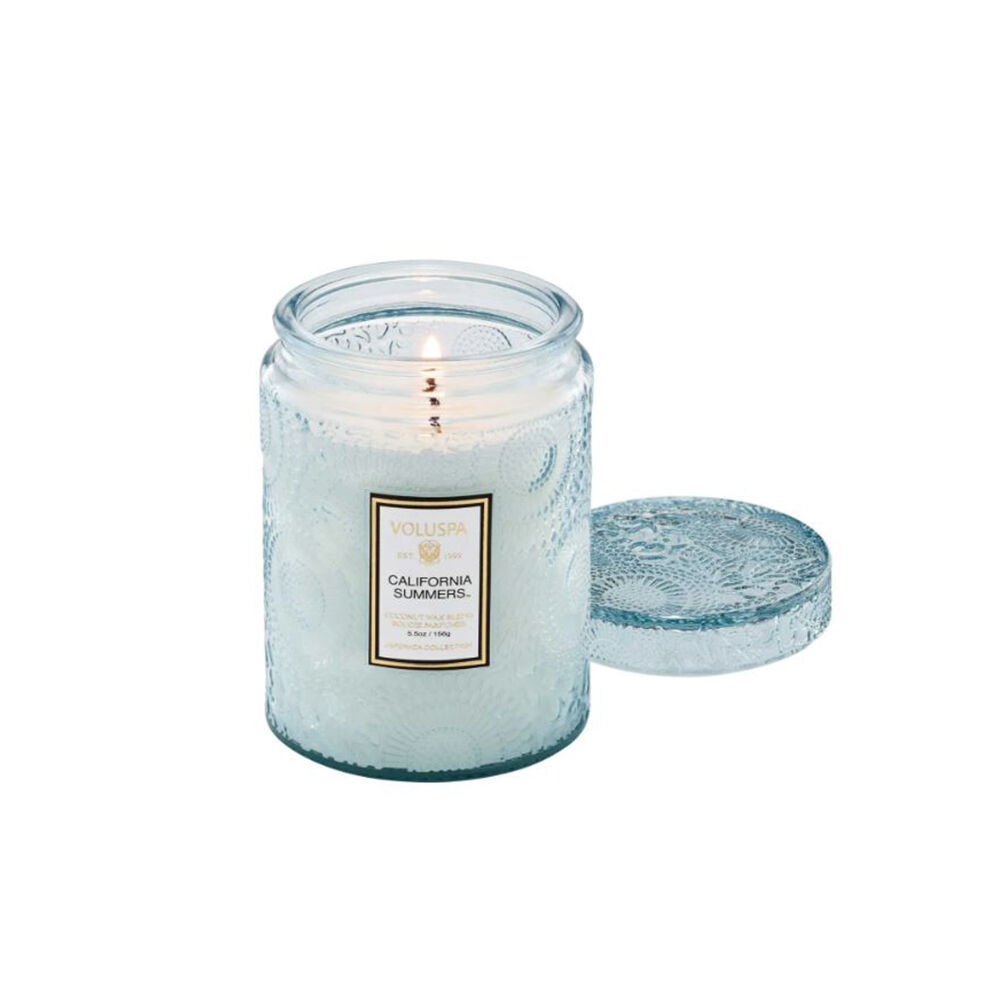 K-Lifestyle VOLUSPA California Summers M Glass Candle 5.5oz (156g) (5.5oz)