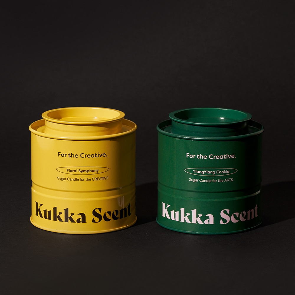 K-Lifestyle KUKKA Sugar Candle Floral Harmony & Ylang-Ylang Cookies