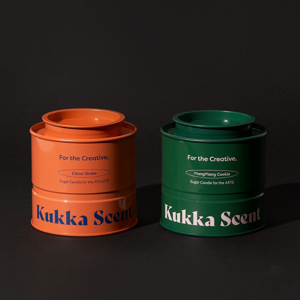K-Lifestyle KUKKA Sugar Candle Ylang-Ylang Cookie & Citron Shake