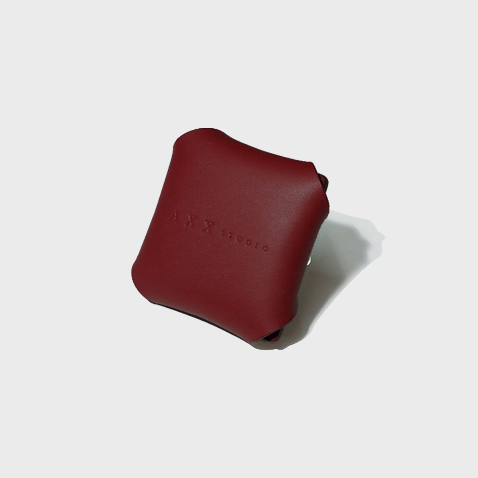 K-Lifestyle AXXSTUDIO Quadrato Leather Car Air Freshener_Rose Wood