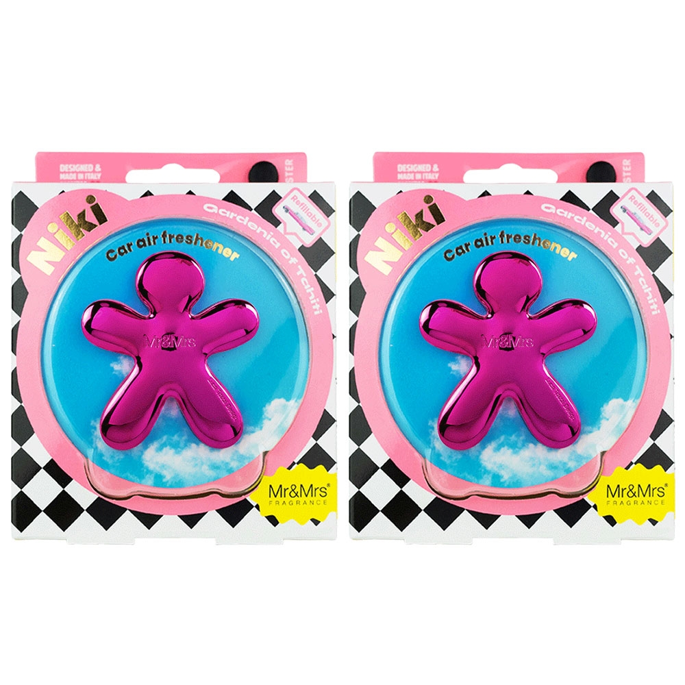 K-Lifestyle Mr&Mrs Nikki Classic Gardenia of Tahiti Car Air Freshener (2 pieces)