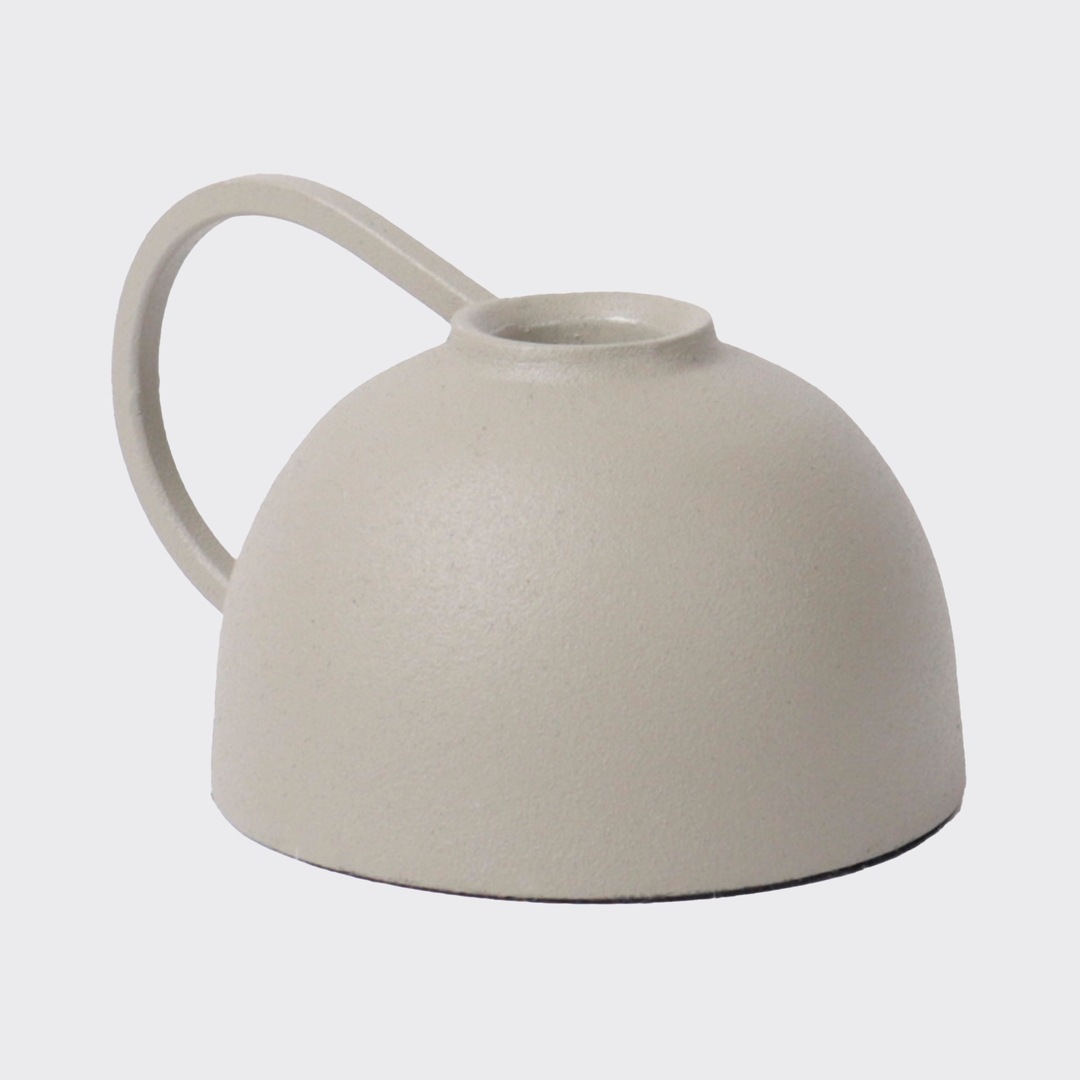 K-Lifestyle PETERPAN COLLECTION CANDLE HOLDER DOME - GRAY - 7CM