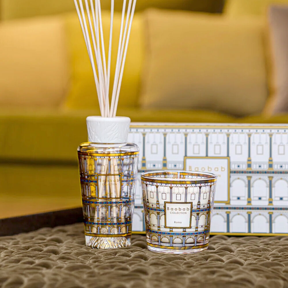 K-Lifestyle BAOBAB COLLECTION My First Baobab Diffuser Candle Set 190g / 250ml Roma