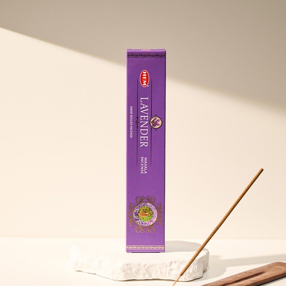K-Lifestyle heavensense Hem Incense Premium Masala Incense Sticks 15g Lavender Scent (15g)
