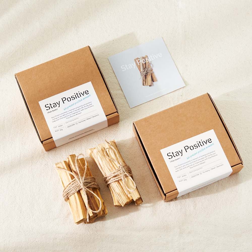 K-Lifestyle STAY POSITIVE Palo Santo Smudge Stick 50g (50g)