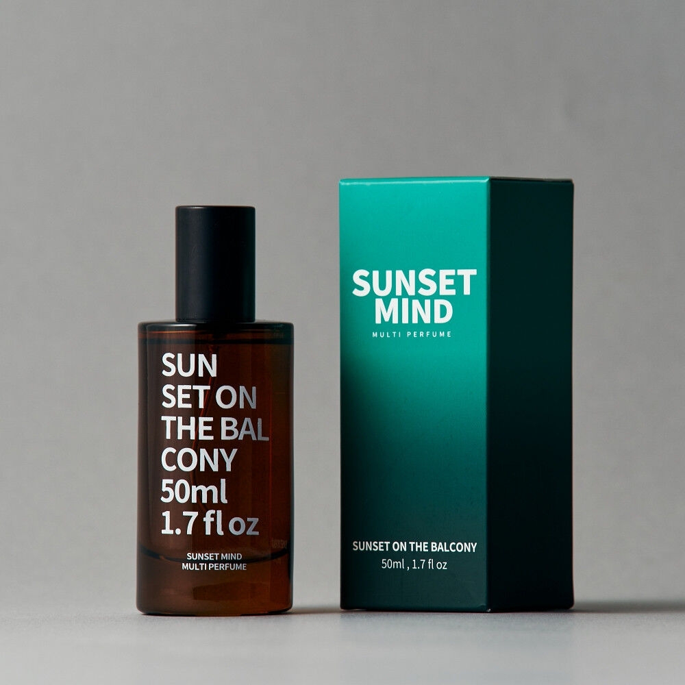 K-Lifestyle SUNSET MIND Sunset on the Balcony 50ml SUNSET MIND Multi-Perfume Room Spray Dress Perfume Space Perfume Fabric Perfume (50ml)