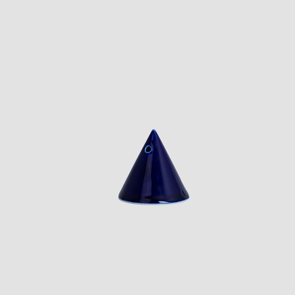 K-Lifestyle craftpractise CONE INCENSE STICK HOLDER, Glossy Cobalt