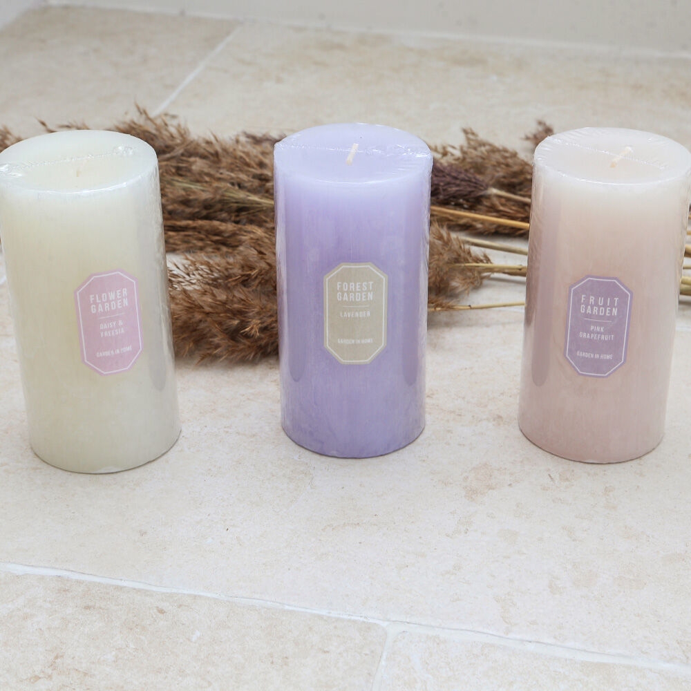 K-Lifestyle sosomoso Garden in Home Pillar Candle 600g (600g)