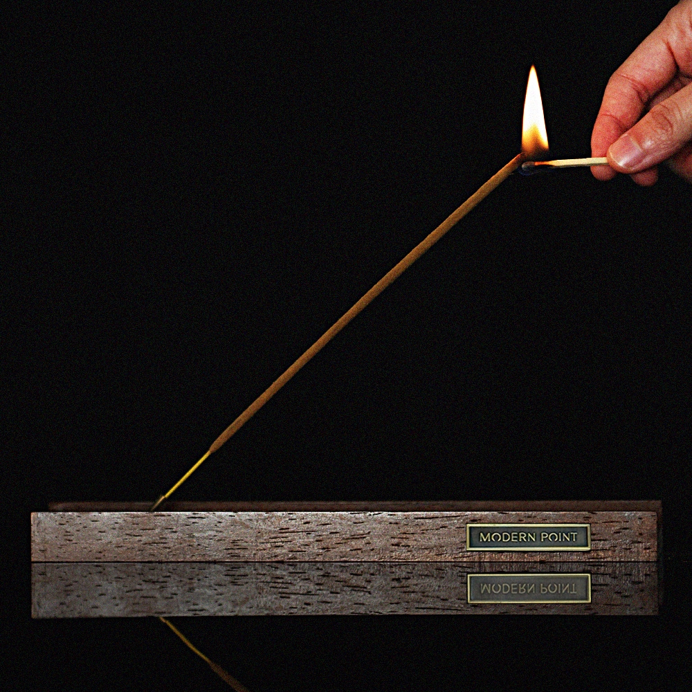 K-Lifestyle MODERNPOINT Wooden Incense Stick Holder Stand