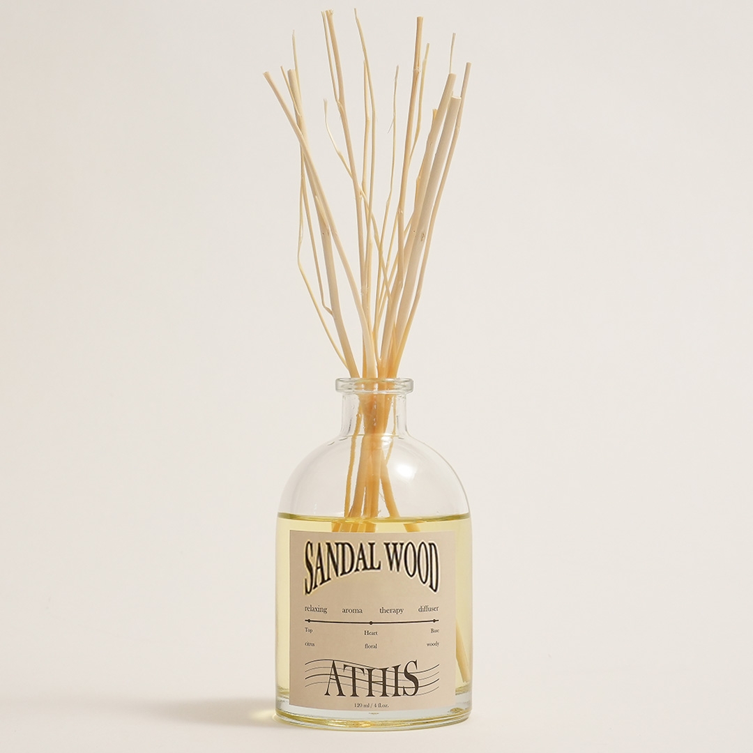 K-Lifestyle Athis Premium Natural Sandalwood Diffuser 120ml (120ml)