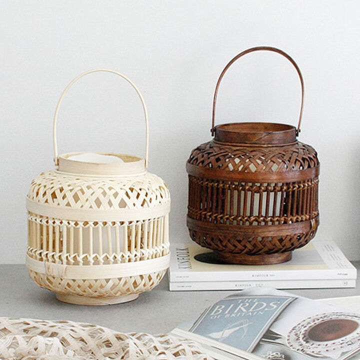 K-Lifestyle GGUMIGGA Bamboo Mini Candle Holder (2 colors)
