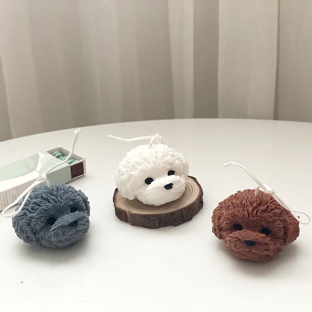 K-Lifestyle coming candle Poodle puppy candle