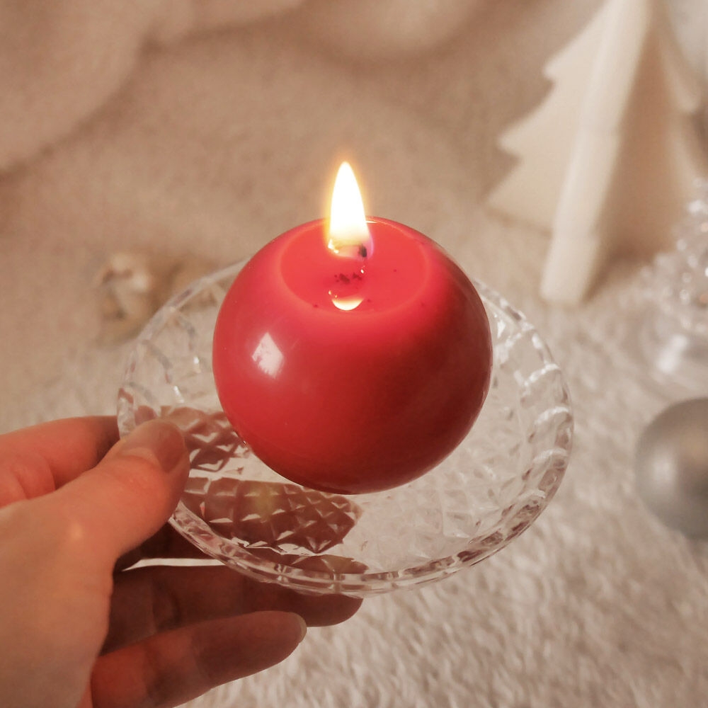 K-Lifestyle 365day Merry Christmas Twinkle Ball Candle