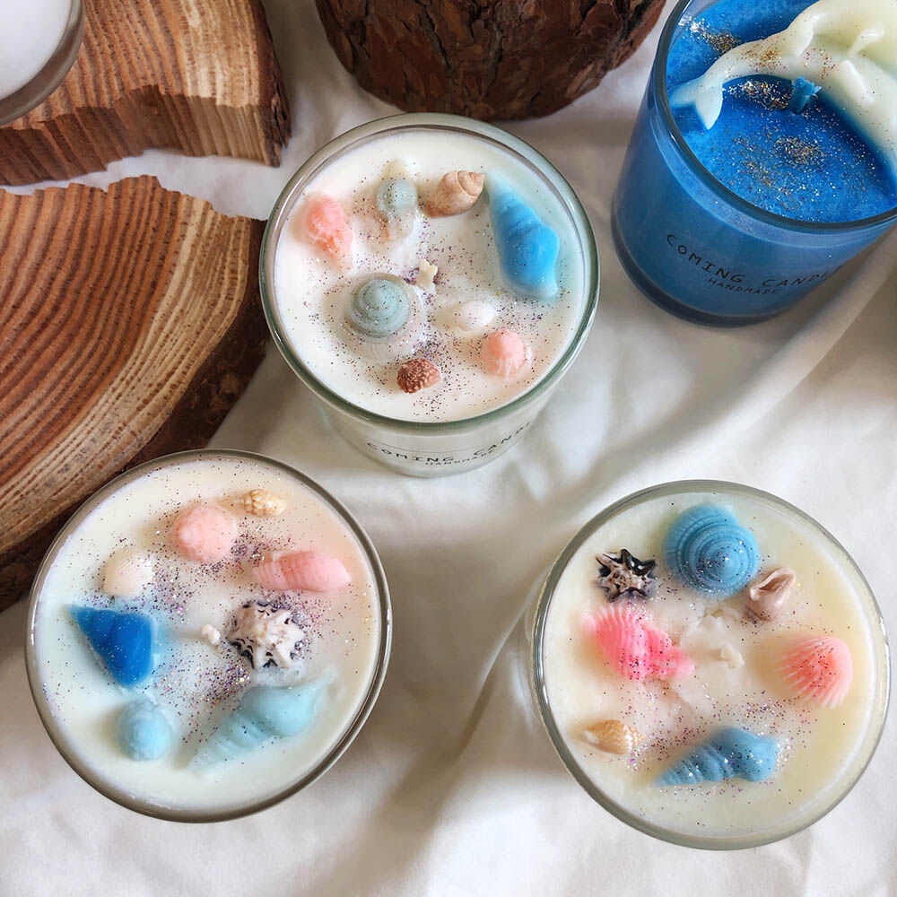 K-Lifestyle coming candle Shell soy candle
