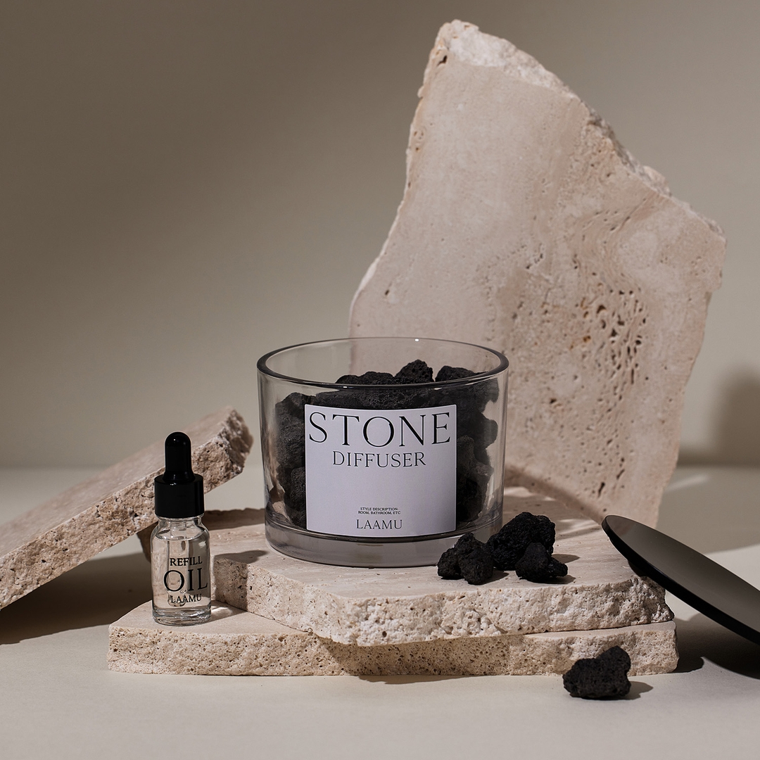 K-Lifestyle LAAMU Volcano Stone Diffuser Indoor Air Freshener
