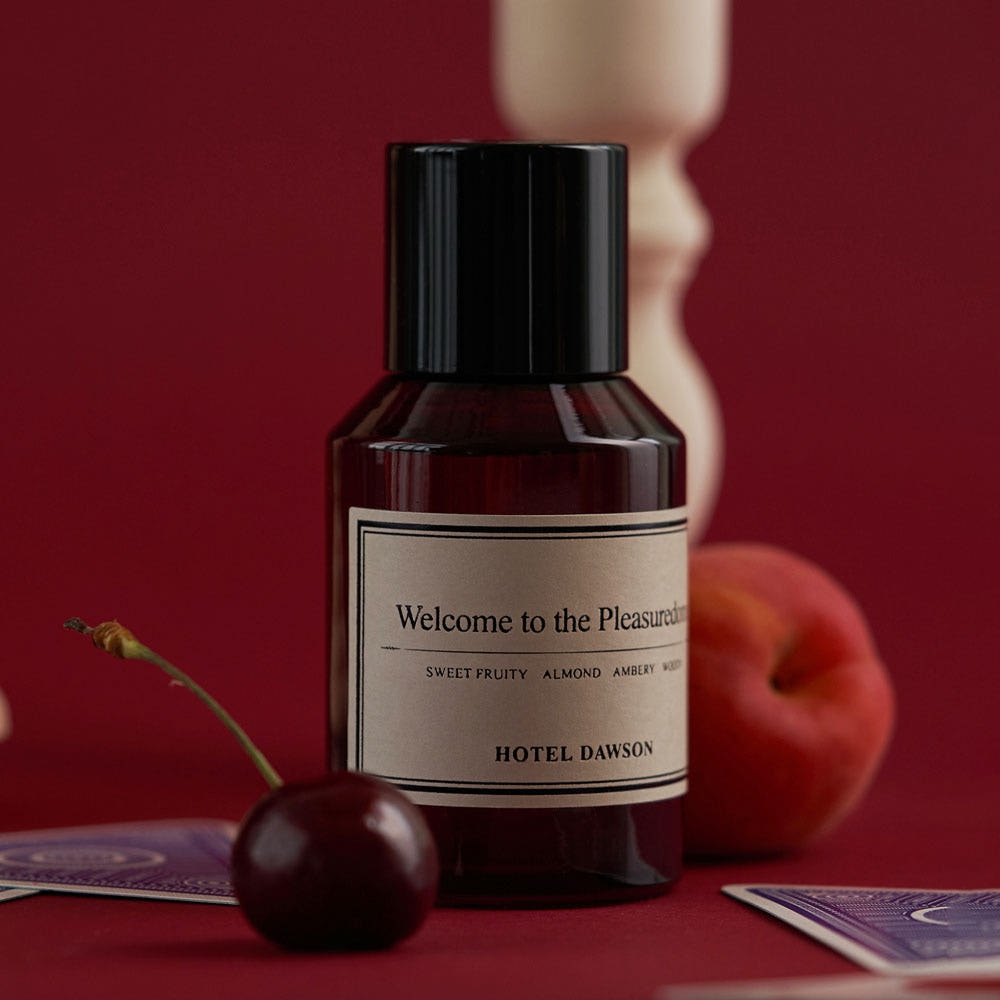 K-Lifestyle HOTEL DAWSON Room & Fabric Spray Welcome to the Pleasure Dome 50ml Black Cherry Musk Sweet Scent (50ml)