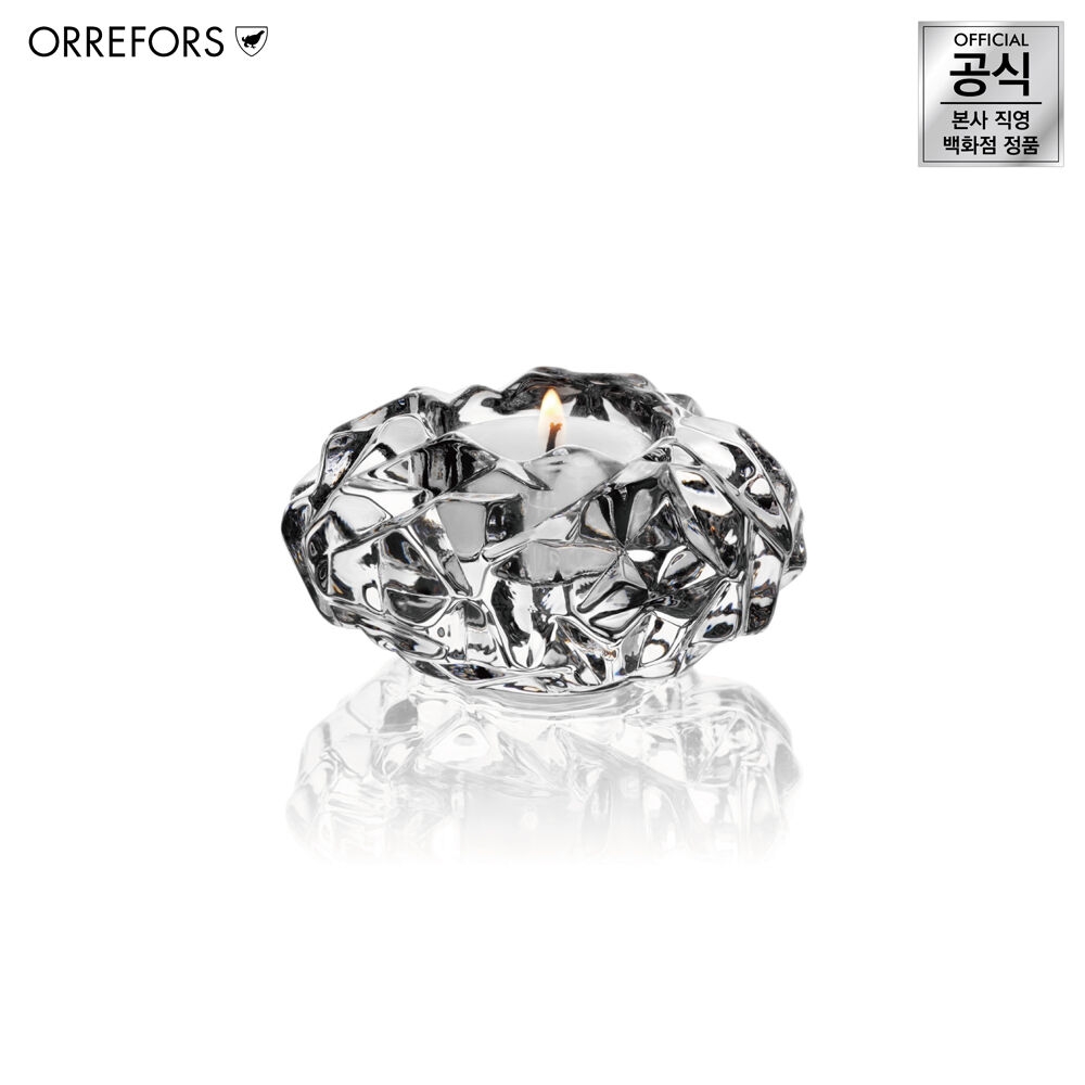 K-Lifestyle Orrefors Carat Tealight Candle Holder 95mm Diameter CARAT 6590161