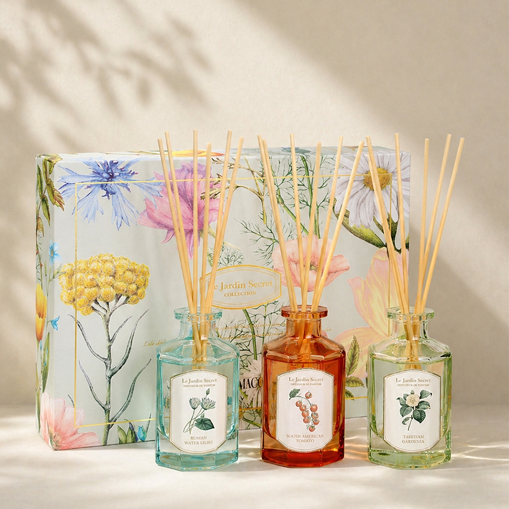 K-Lifestyle AROMACO Le Jardin Secret Diffuser Collection 100ml Set of 3