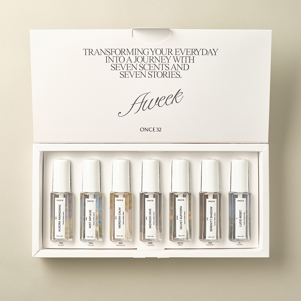 K-Lifestyle ONCE32 Aweek Room & Fabric Spray Set