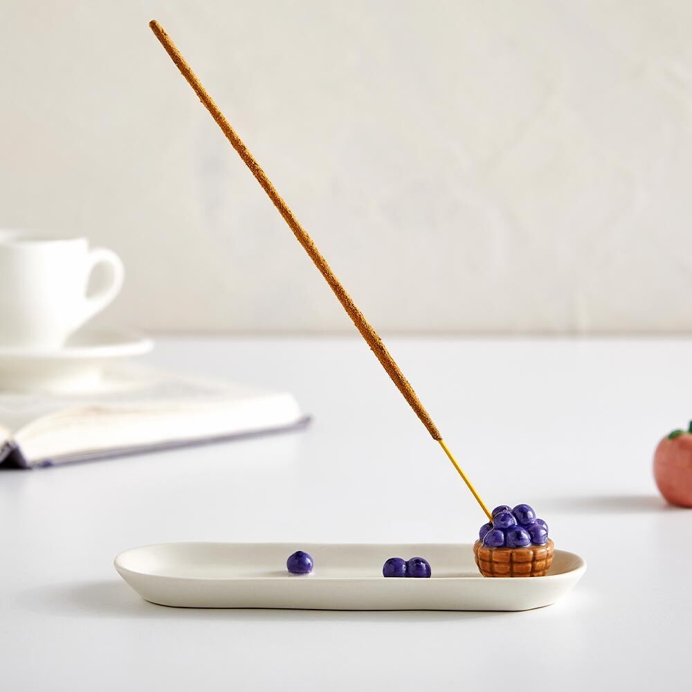 K-Lifestyle Modern House L Juicy Days Incense Holder Blueberry Basket