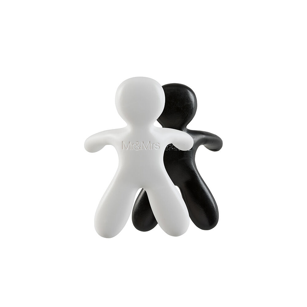 K-Lifestyle Mr&Mrs Cesare National Spirit White and Black Car Air Freshener
