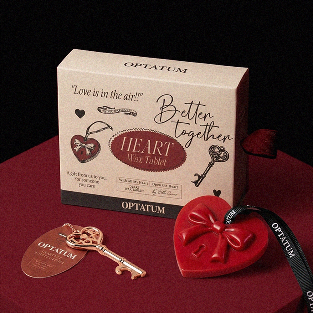 K-Lifestyle OPTATUM Wax Tablet & Heart Key (Random)