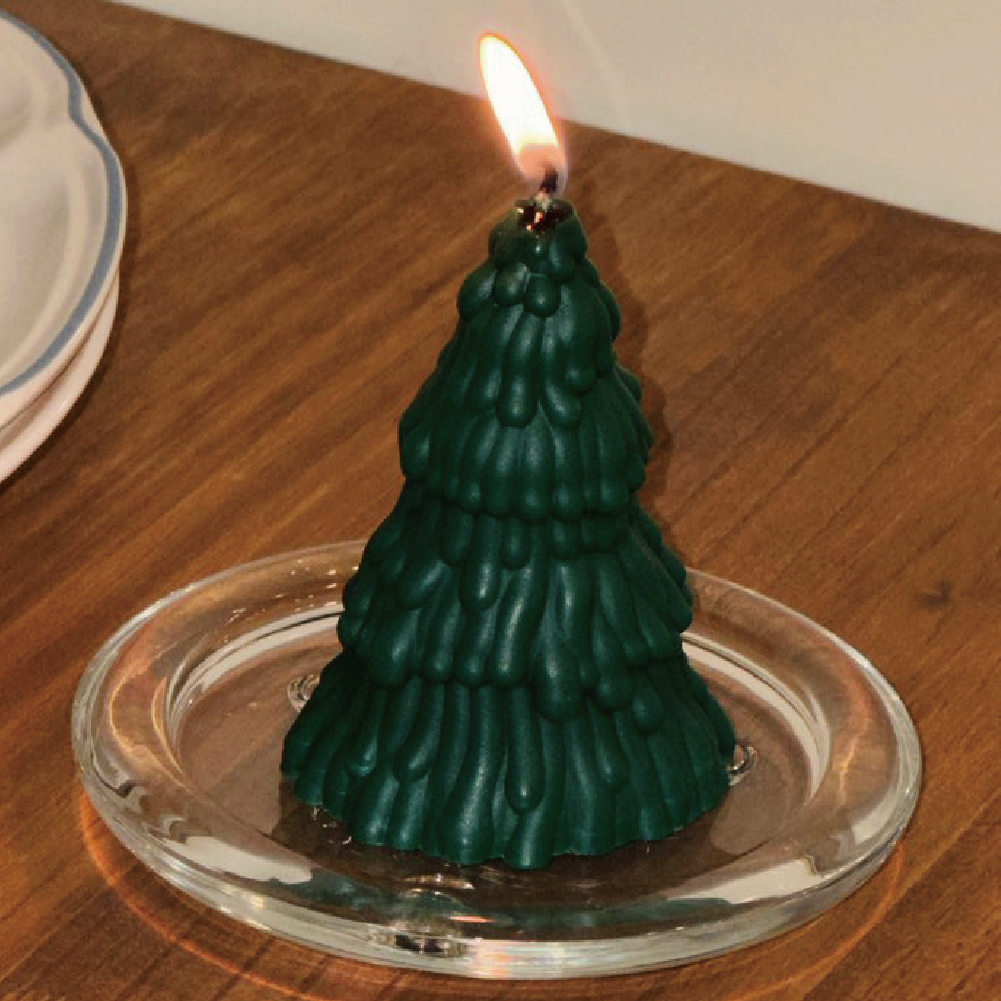 K-Lifestyle LIGHTUPSTUDIO Melting Tree Christmas Candle