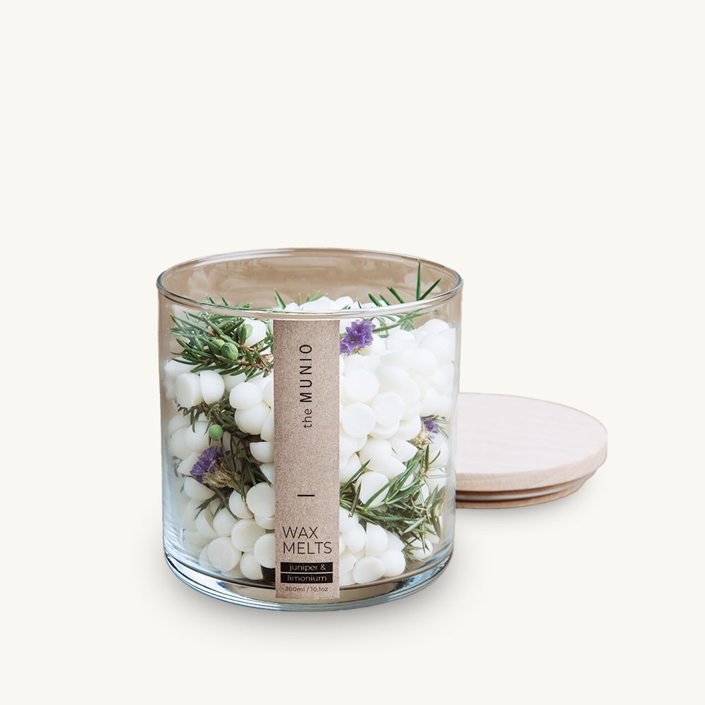 K-Lifestyle AROMACO Munio Candle Soy Wax Melts Juniper & Limonium 270g (270g)