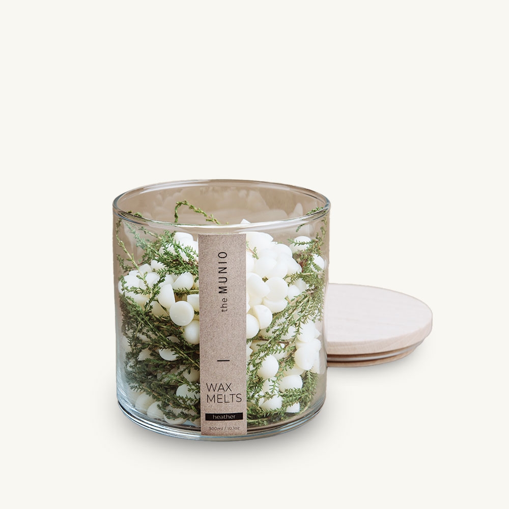 K-Lifestyle AROMACO Munio Candle Soy Wax Melts Heather 270g (270g)