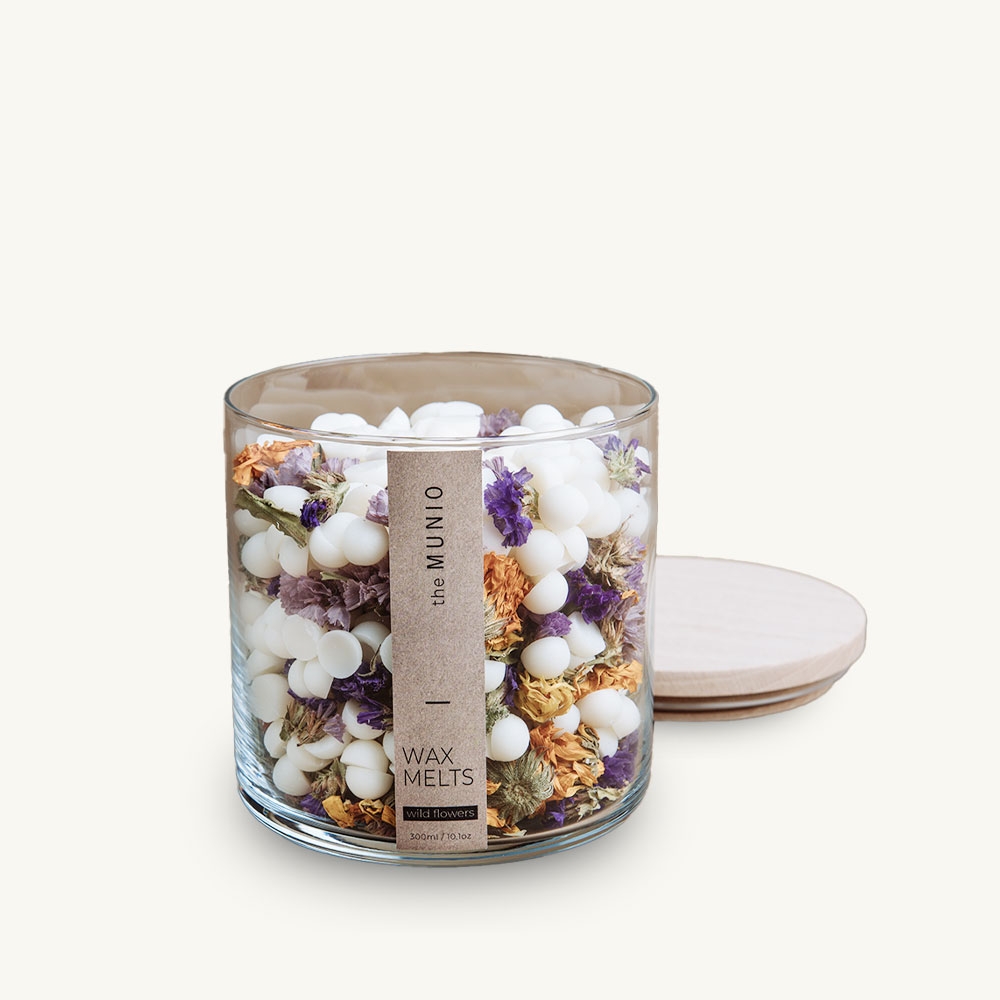 K-Lifestyle AROMACO Munio Candle Soy Wax Melts Wildflower 270g (270g)