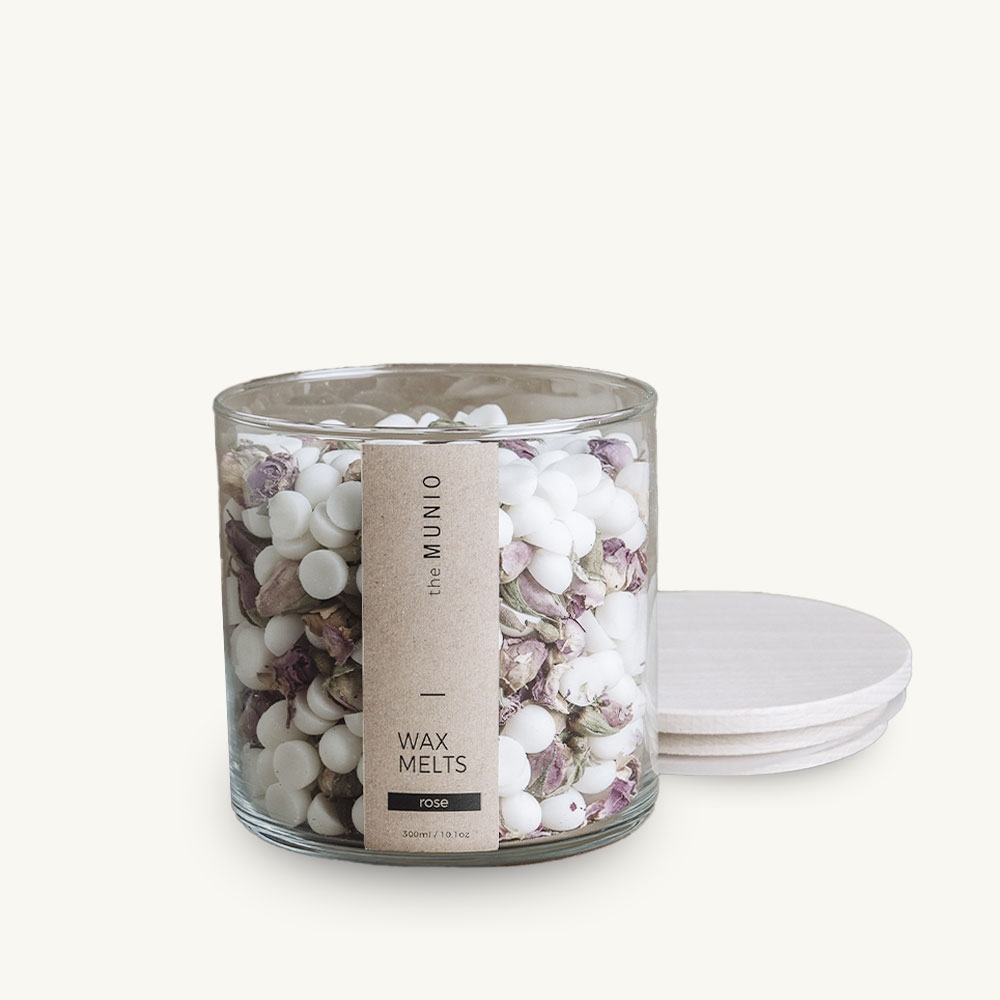 K-Lifestyle AROMACO Munio Candle Soy Wax Melts Rose 270g (270g)