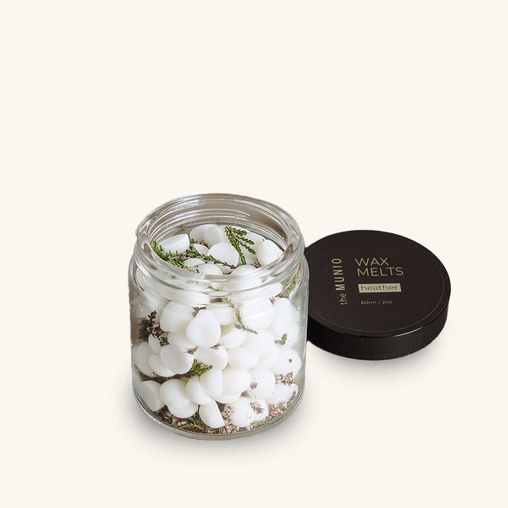 K-Lifestyle AROMACO Munio Candle Soy Wax Melts Mini Heather 60g (60g)
