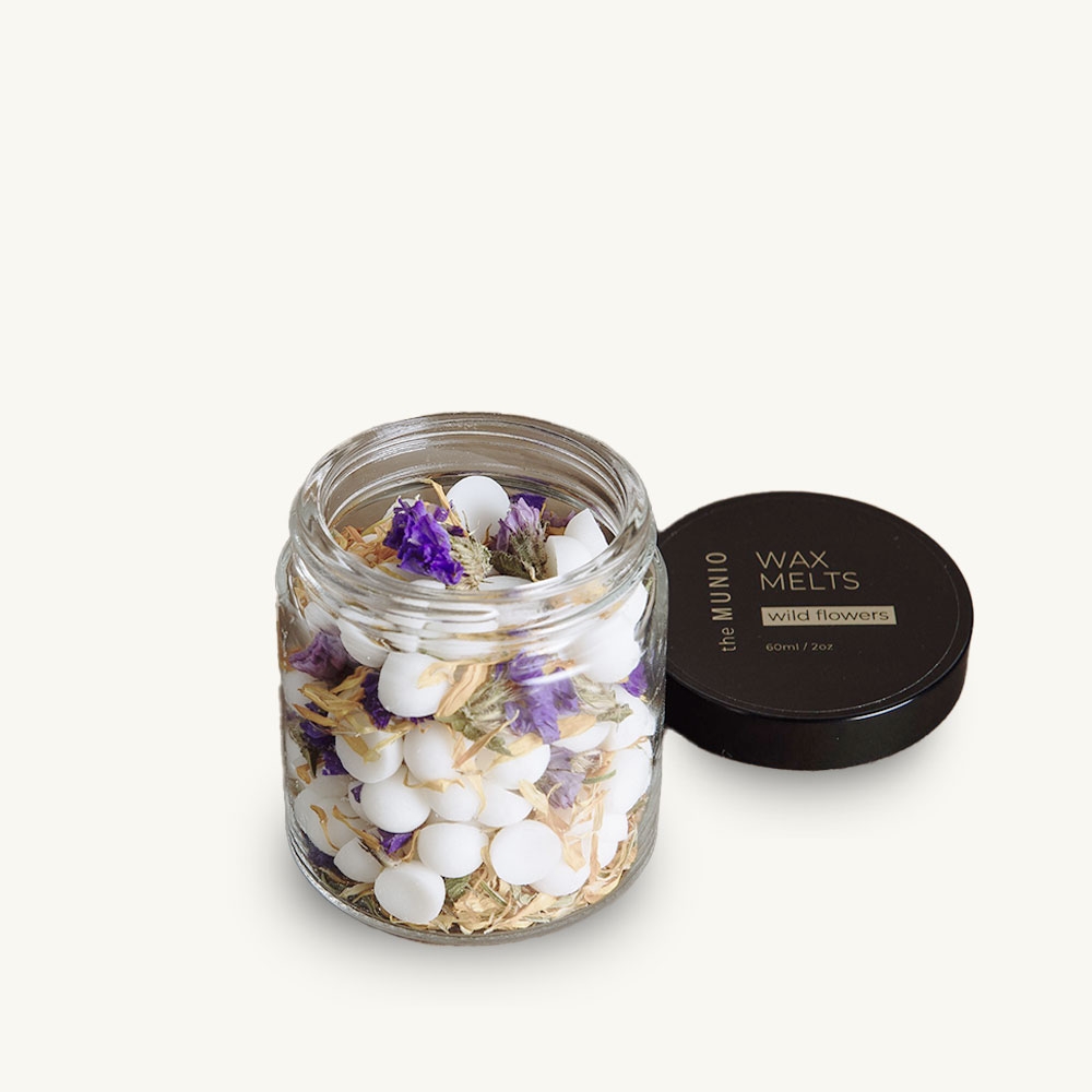 K-Lifestyle AROMACO Munio Candle Soy Wax Melts Mini Wildflower 60g (60g)