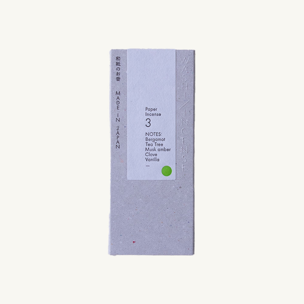 K-Lifestyle AROMACO Kunjudo Paper Incense 03 Washi Bergamot