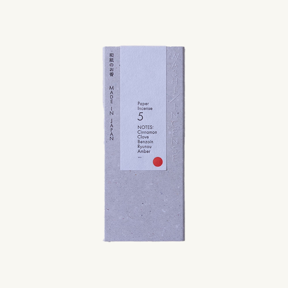 K-Lifestyle AROMACO Kunjudo Paper Incense Wash 05 Cinnamon