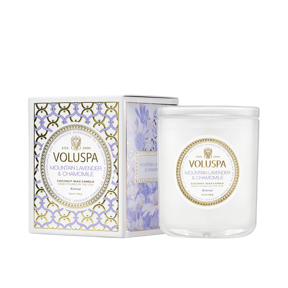 K-Lifestyle VOLUSPA Mountain Lavender & Chamomile Classic Candle 9.5oz (9.5oz)