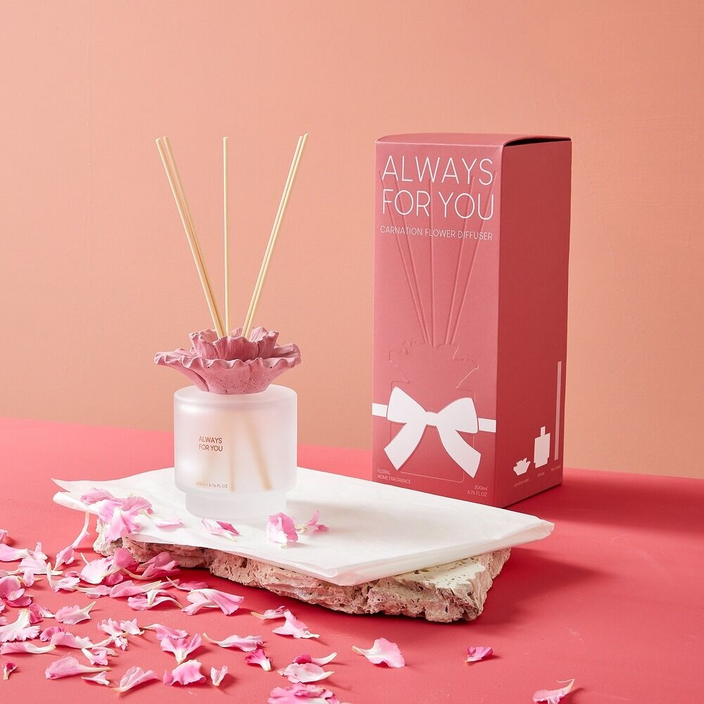 K-Lifestyle Modern House Carnation Object Diffuser Conveying Feelings 200ml (200ml)
