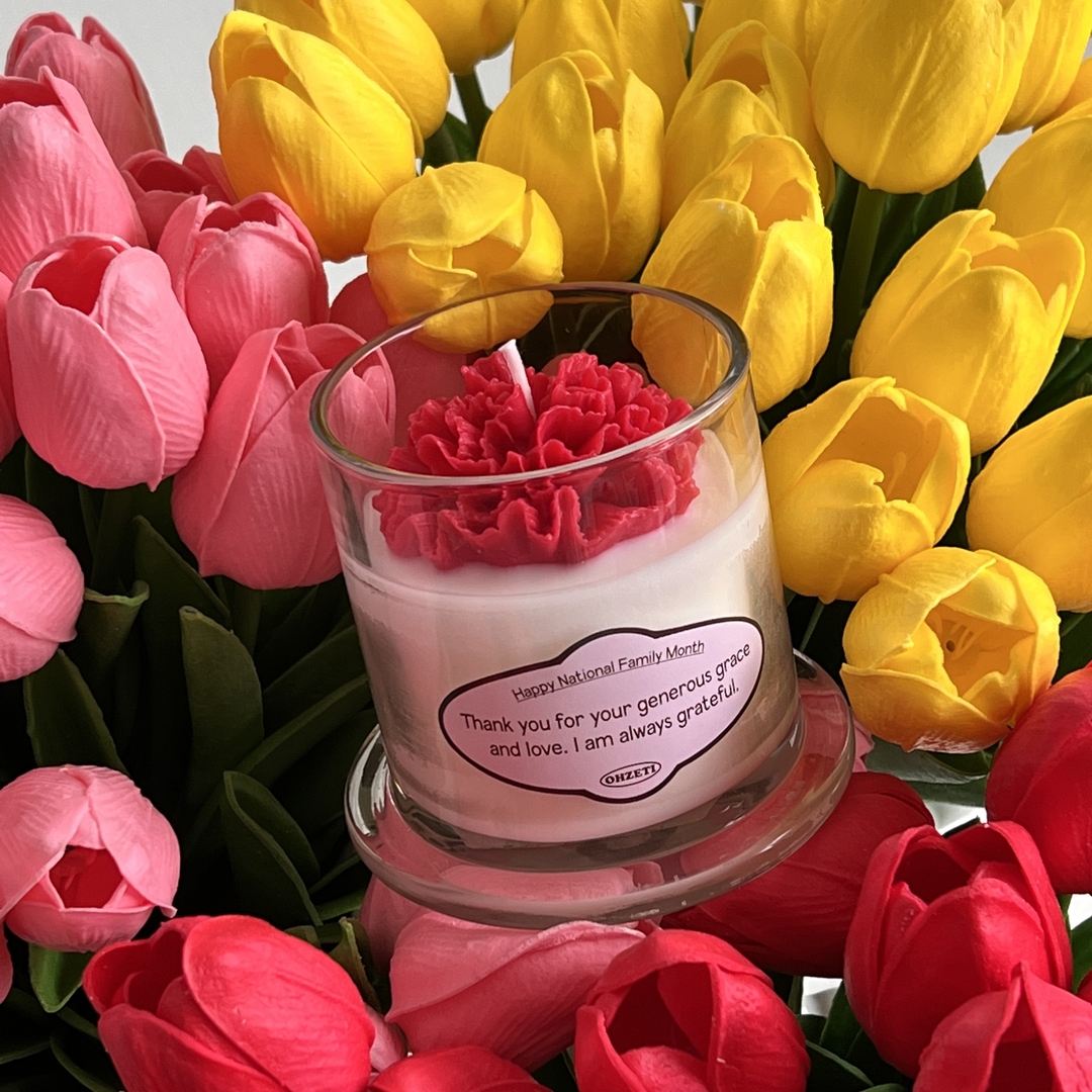 K-Lifestyle OHZETI CANDLE Carnation Candle