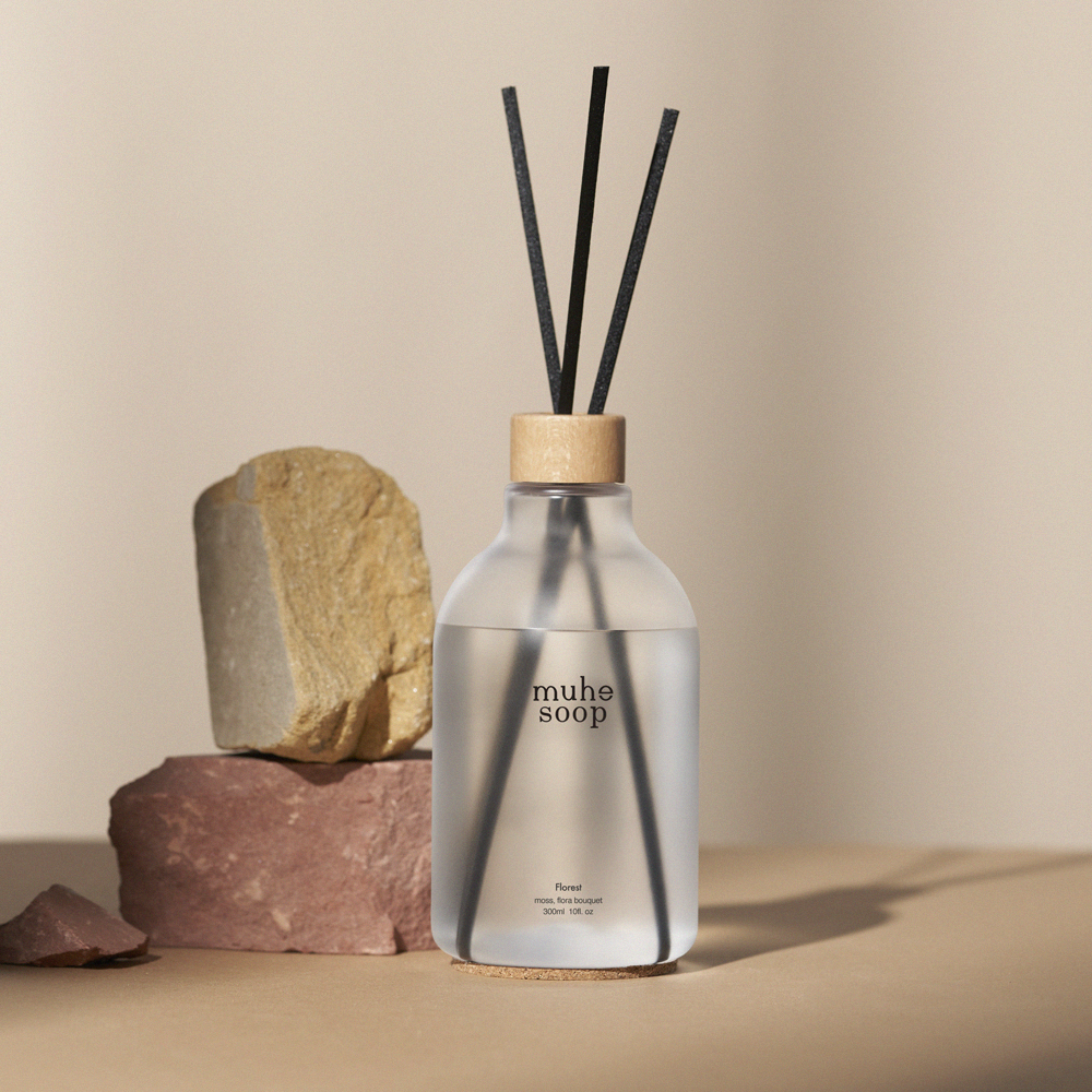 K-Lifestyle MUHESOOP Florest Grassy Scent Flower Shop Scent Large Capacity Diffuser 300ML (300ML)