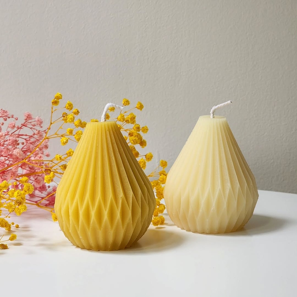 K-Lifestyle NIMOR Honey Bees Candle vase object beeswax candle