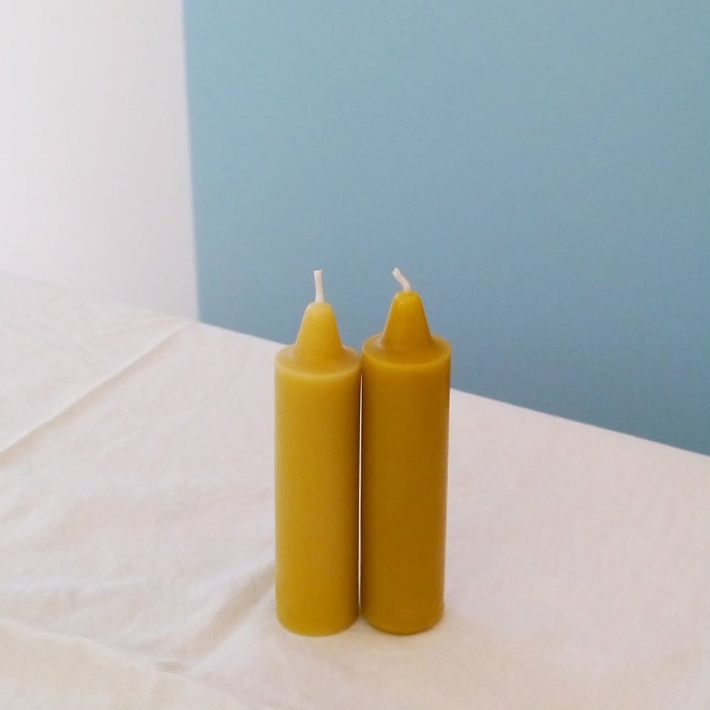 K-Lifestyle NIMOR Honey Bees Candle Taper Beeswax Candle