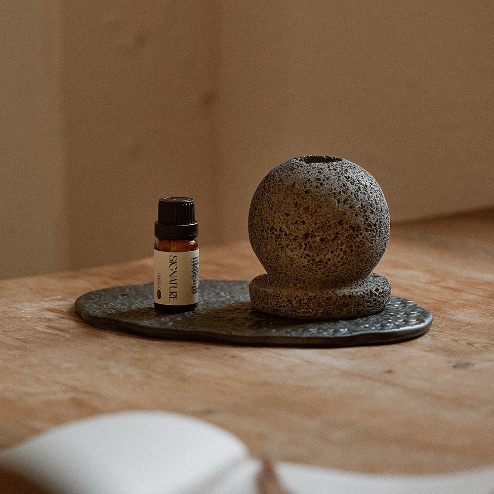 K-Lifestyle HEJDIN Jeju Volcanic Rock Ceramic Diffuser Full Set Sunrise (Select 1)