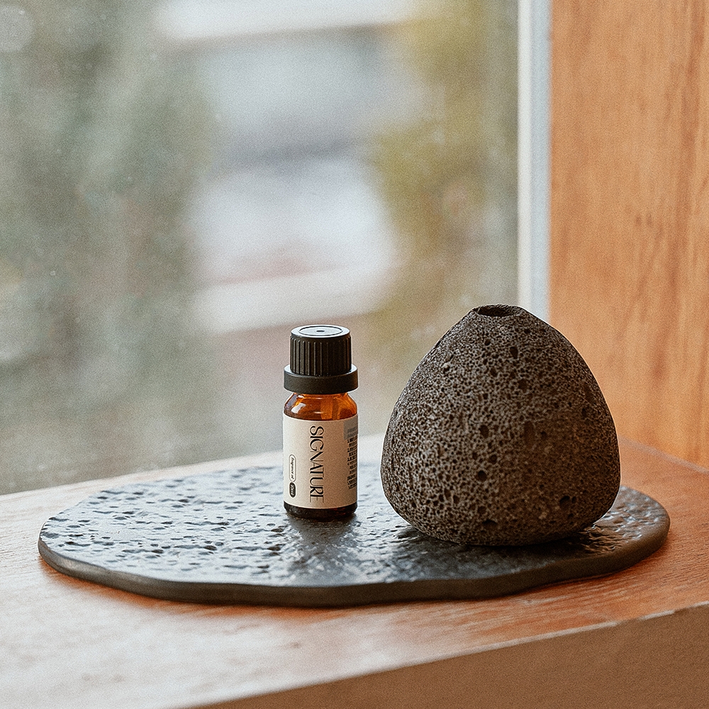 K-Lifestyle HEJDIN Jeju Volcanic Rock Ceramic Diffuser Full Set Mountain (Select 1)