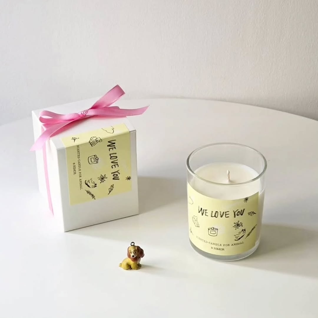 K-Lifestyle NIMOR We love you candle Pet Aroma Candle 200g (200g)