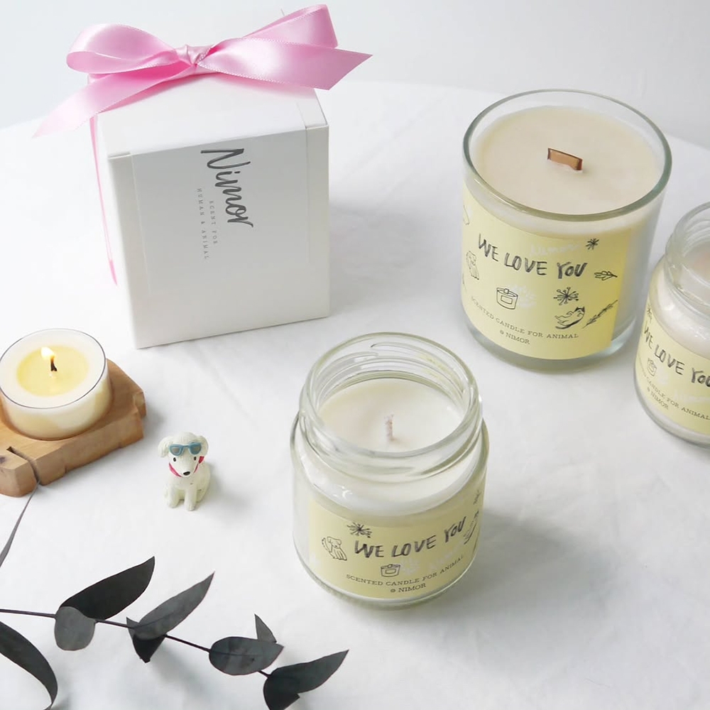 K-Lifestyle NIMOR We love you candle Pet Aroma Candle 150g (150g)