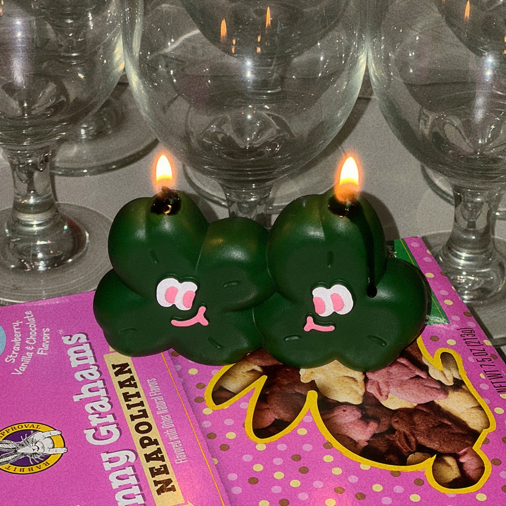 K-Lifestyle OHZETI CANDLE Twin Clover's Candle