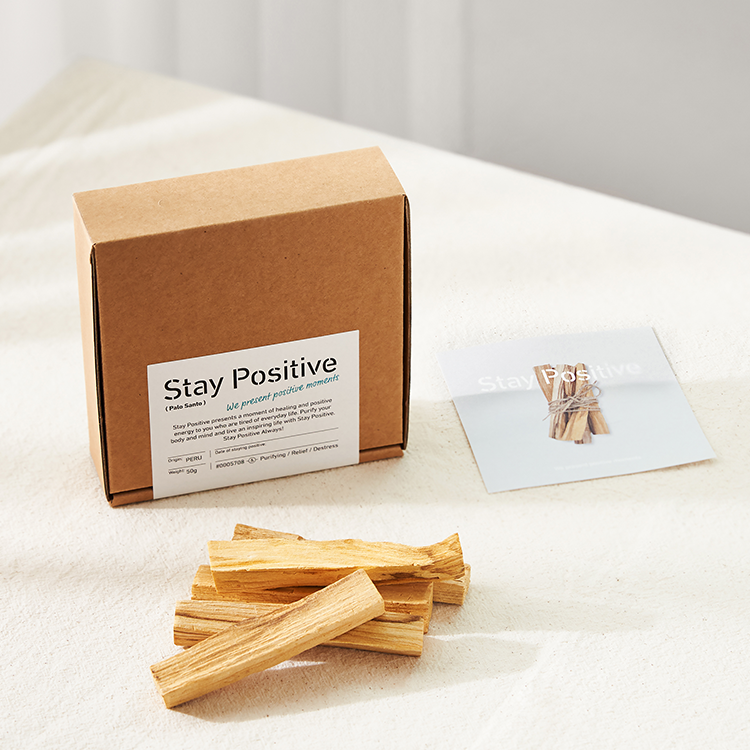 K-Lifestyle STAY POSITIVE Palo Santo Smudge Stick 50g 3+1