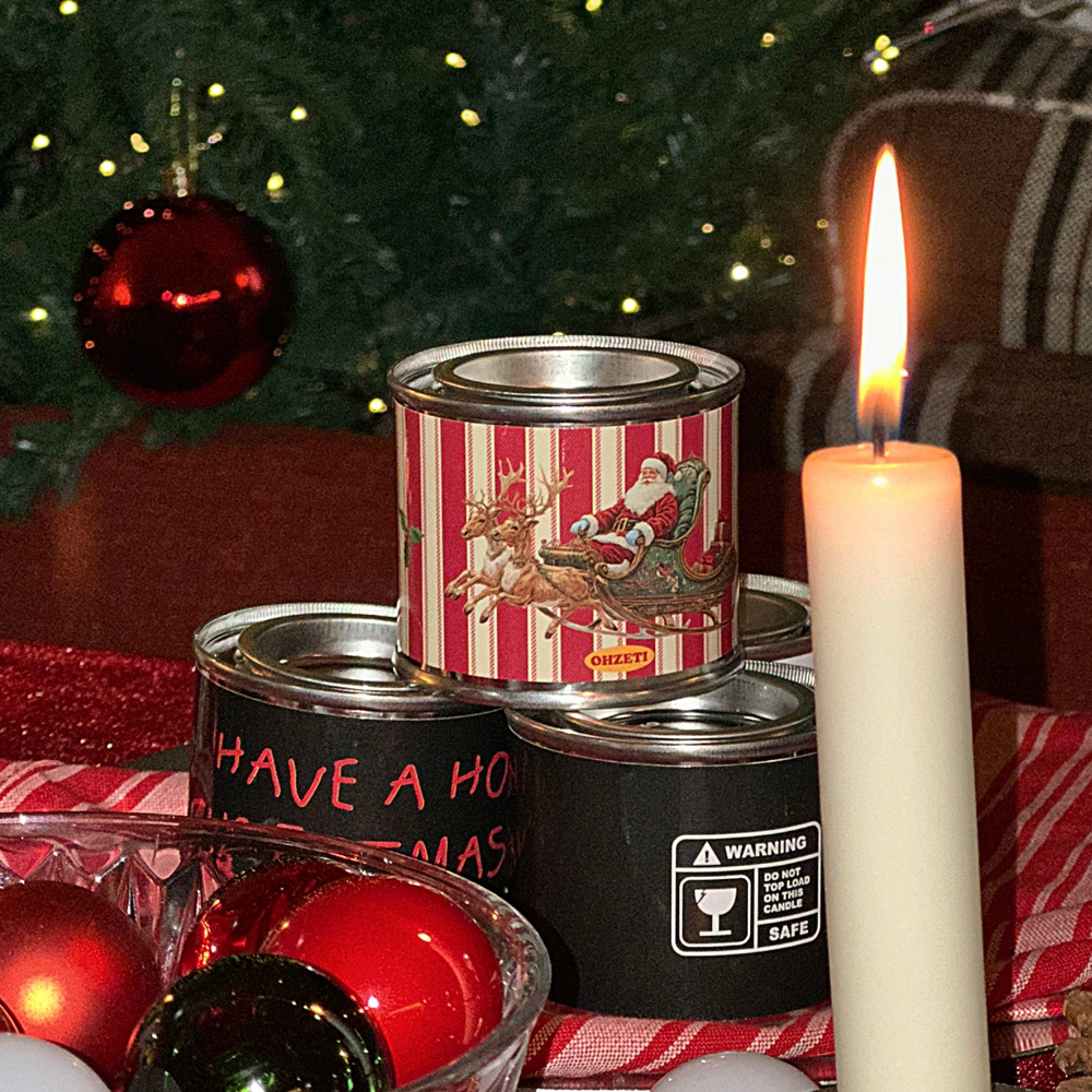 K-Lifestyle OHZETI CANDLE Mini Canister Candle Christmas Edition (Random)